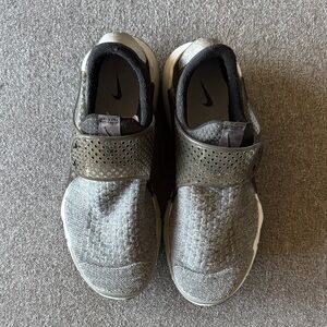 Nike Kids Gray Slip-On Sneakers
